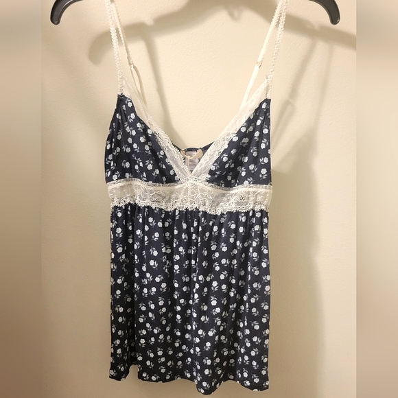 NWT! Eberjey Modal Fleur Floral Classic Cami Pajama Top Size Large - Picture 3 of 10
